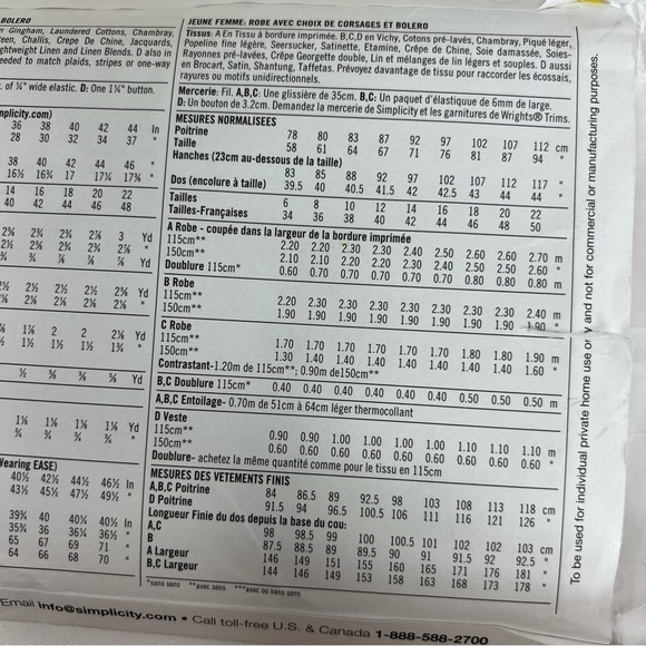 Simplicity Sewing patterns 2886 size 14-22 spring and summer dress - Picture 3 of 6